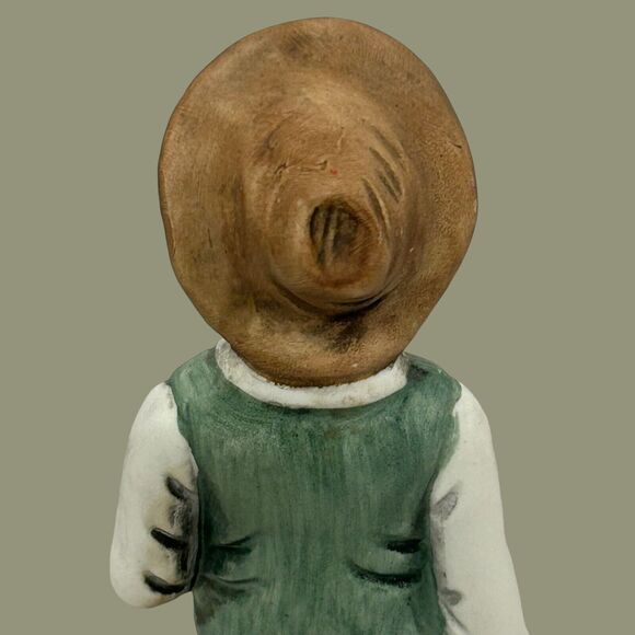 Lot Of 2 Vintage Homco Old Man & Woman 9” Hand Painted Porcelain Figurines - Picture 14 of 16